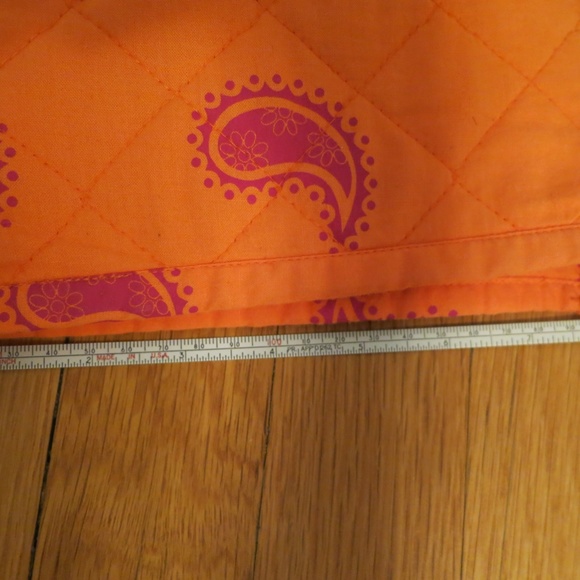 Orange Zippered Yoga Mat Carrier with Pockets - Picture 8 of 8